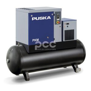 Compressor de Parafuso Puska PKM15, solução eficiente e durável para aplicações industriais.