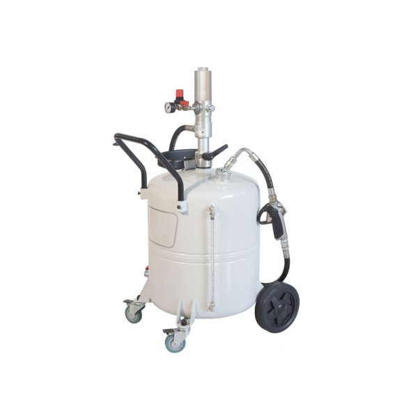 Unidade pneumática para distribuição de óleo com bomba 3:1 e depósito de 70 L